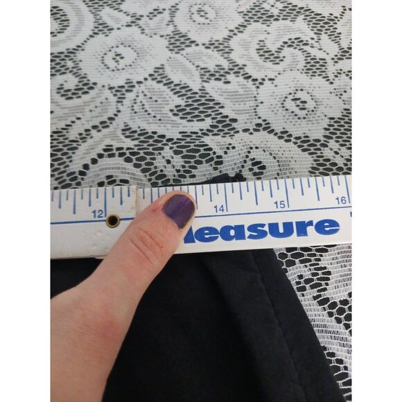 Cotton Black & White Floral Midi Skirt - Picture 10 of 12